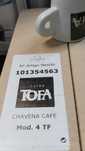 Chávenas café toffa com  12 novas