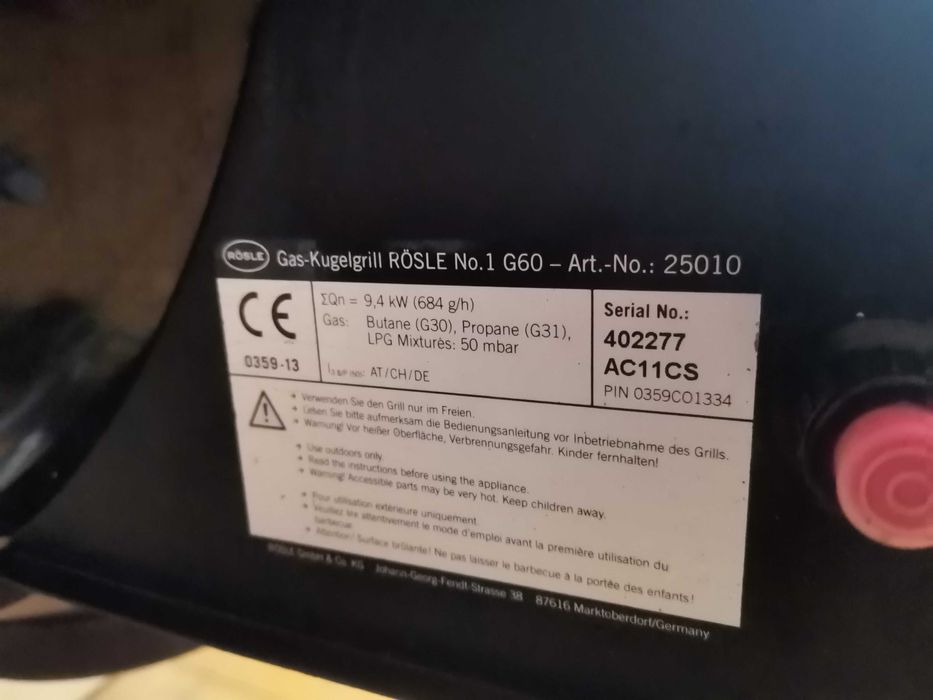 Grill gazowy RÖSLE G60