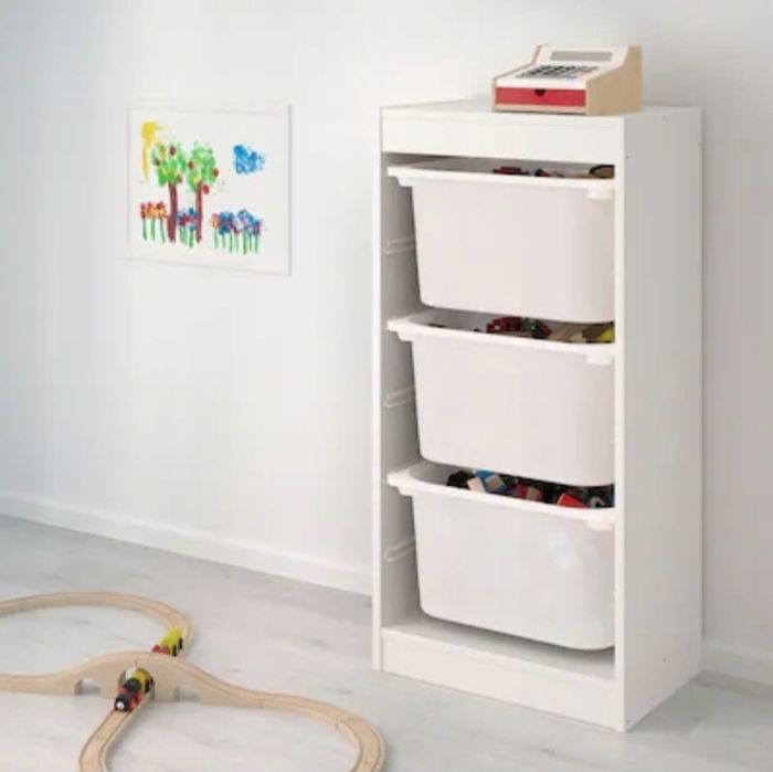 Ikea trasoft regał na lego