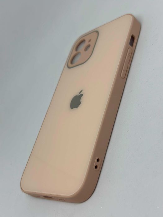 Obudowa Iphone 12 Pudrowy Róż Etui Case Ochronny a'la szklany kod 407