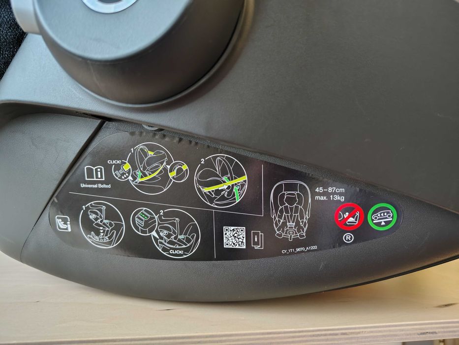 Автокресло Cybex Cloud T i-size Sepia Black автолюлька