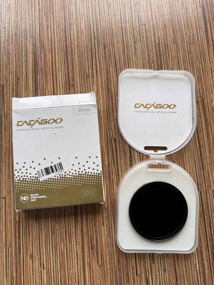 Filtro ND1000 67mm Cacagoo Slim Pro – Excelente Estado