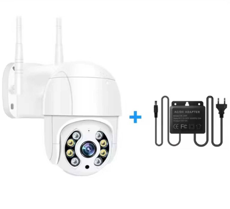 Професійна вулична камера ICSEE A8 4MP — нічне бачення та поворот 360