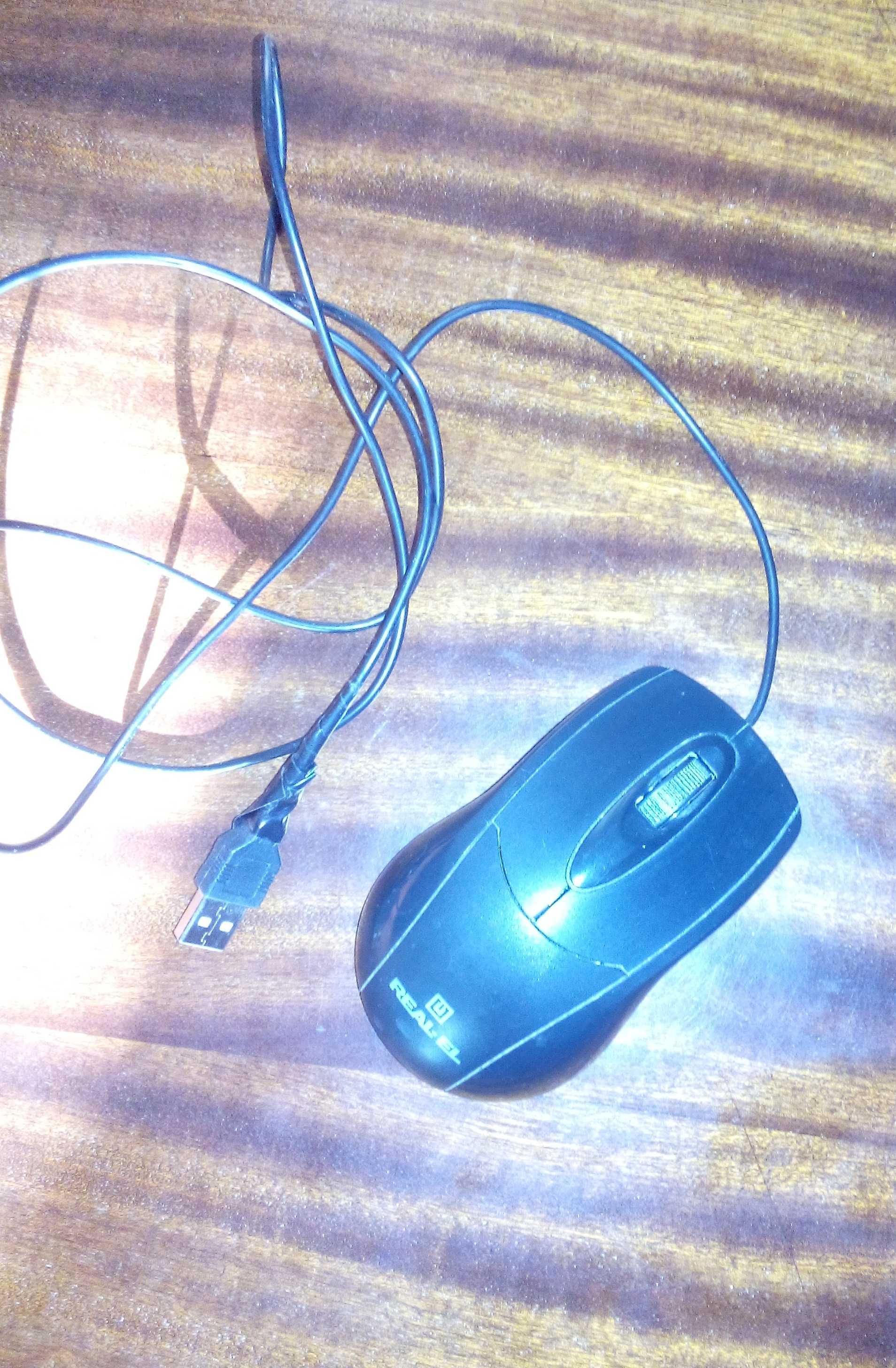 Мышь проводная REAL-EL  USB