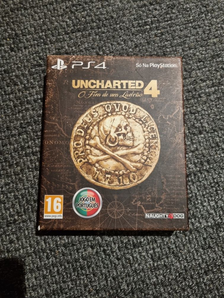 Jogo PS4 Uncharted 4 ED. Colecionador