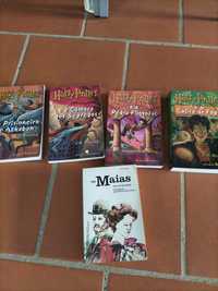 Vendo livros harry potter e maias