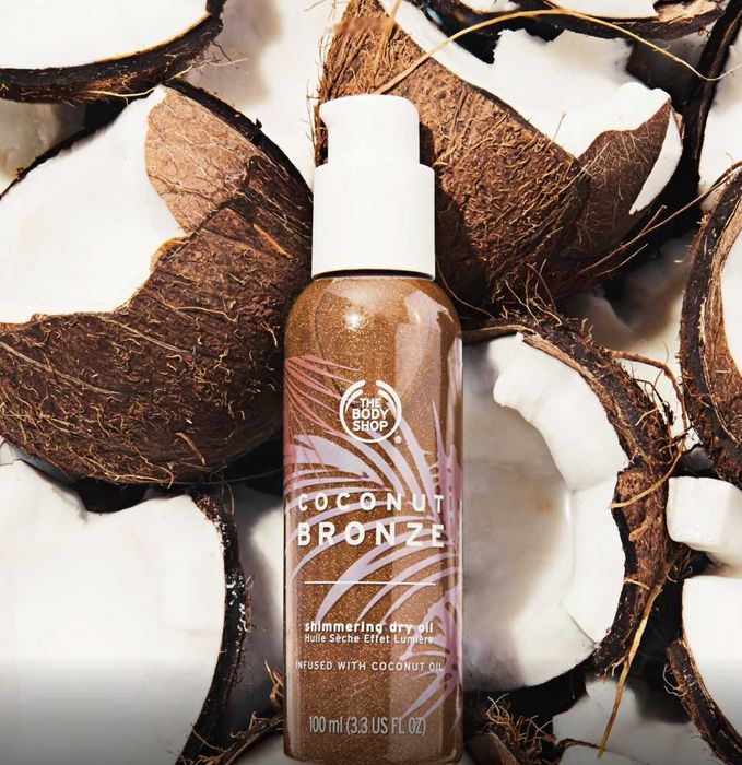The Body Shop Coconut Bronze Shimmering Dry Oil suchy olejek do ciała
