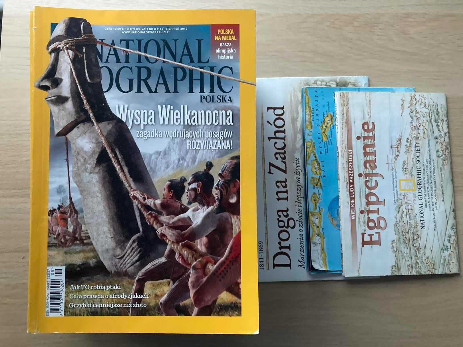 National Geographic - 20 szt. czasopismo + dodatki