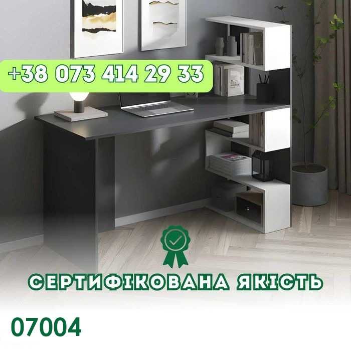 ‼️Письмовий стіл + місткий стелаж для роботи та навчання