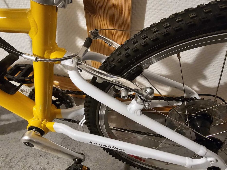 Rowerek dziecięcy Woom 4 - 20'' żółty, jak nowy, gwarancja