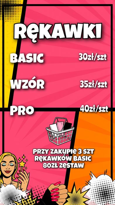 Rękaw do robienia zdjęć stylizacji paznokci