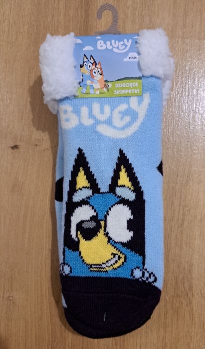 Kapcie Skarpetki dziecięce antypoślizgowe 31/34 Bluey