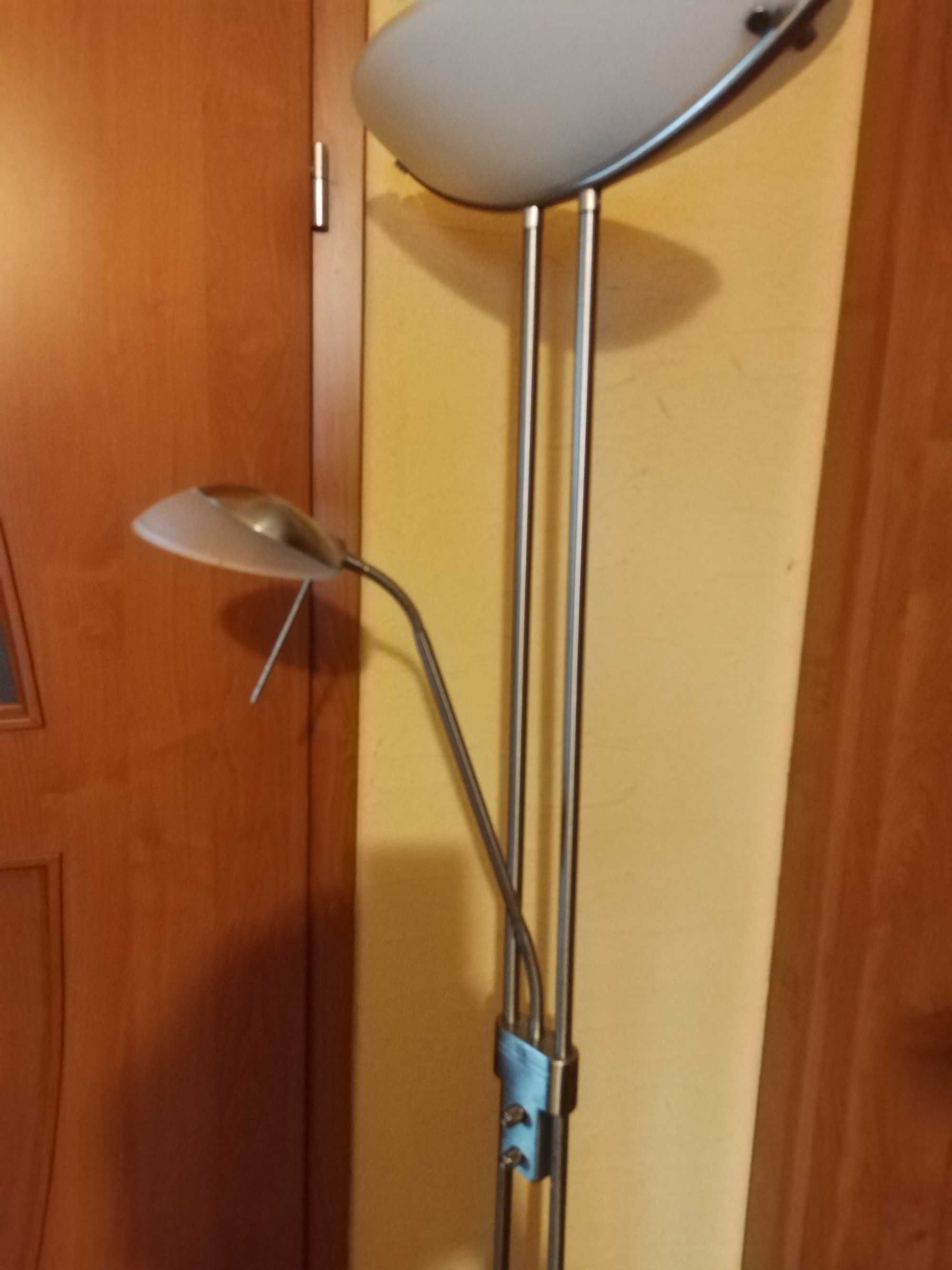 Lampa stojąca metalowa