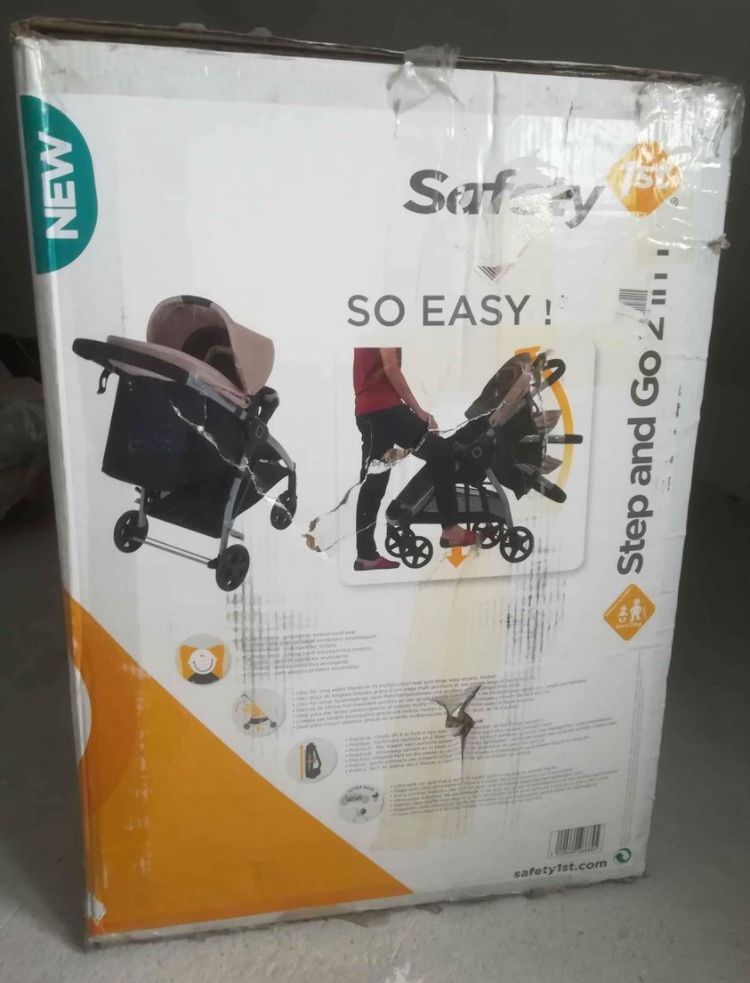 Wózek spacerowy, dzieciecy Safety Step and Go 2 in 1