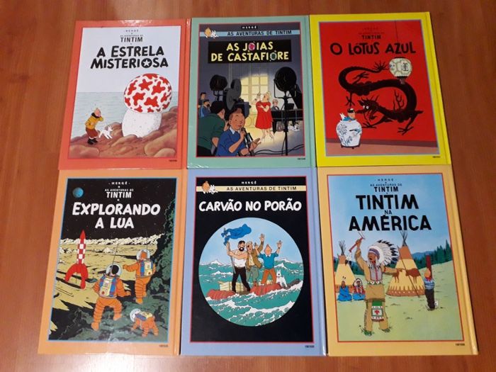 Livros BD Tintim (2 histórias por livro)