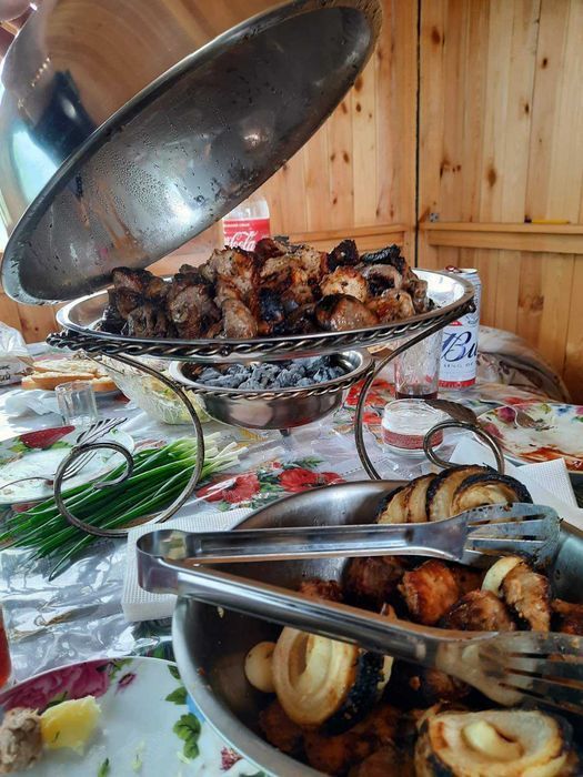 Садж ФАРАОН 30 см для подогрева шашлыка. Это лучший подарок!