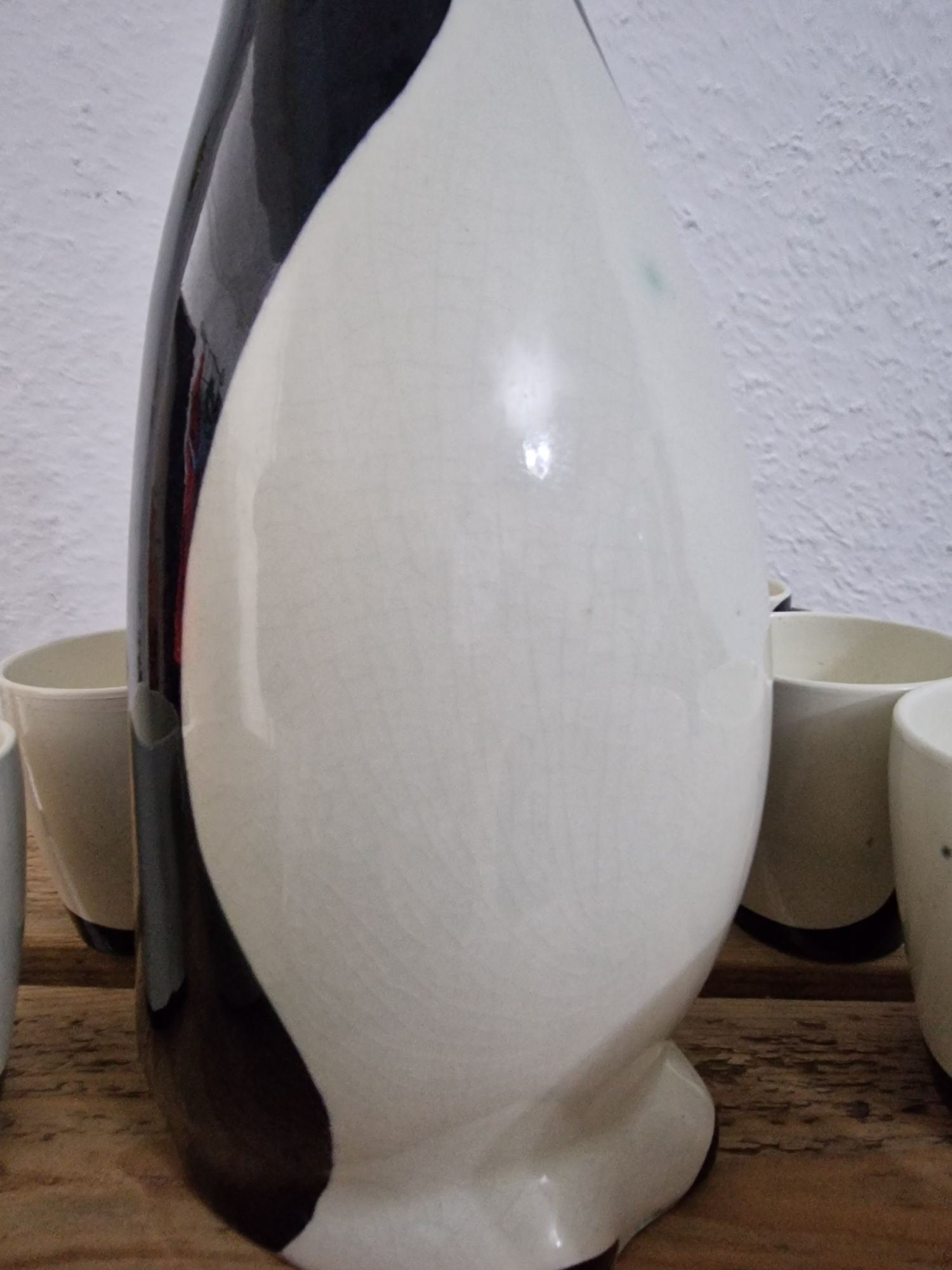 Porcelana Wloclawek zestaw pingwin