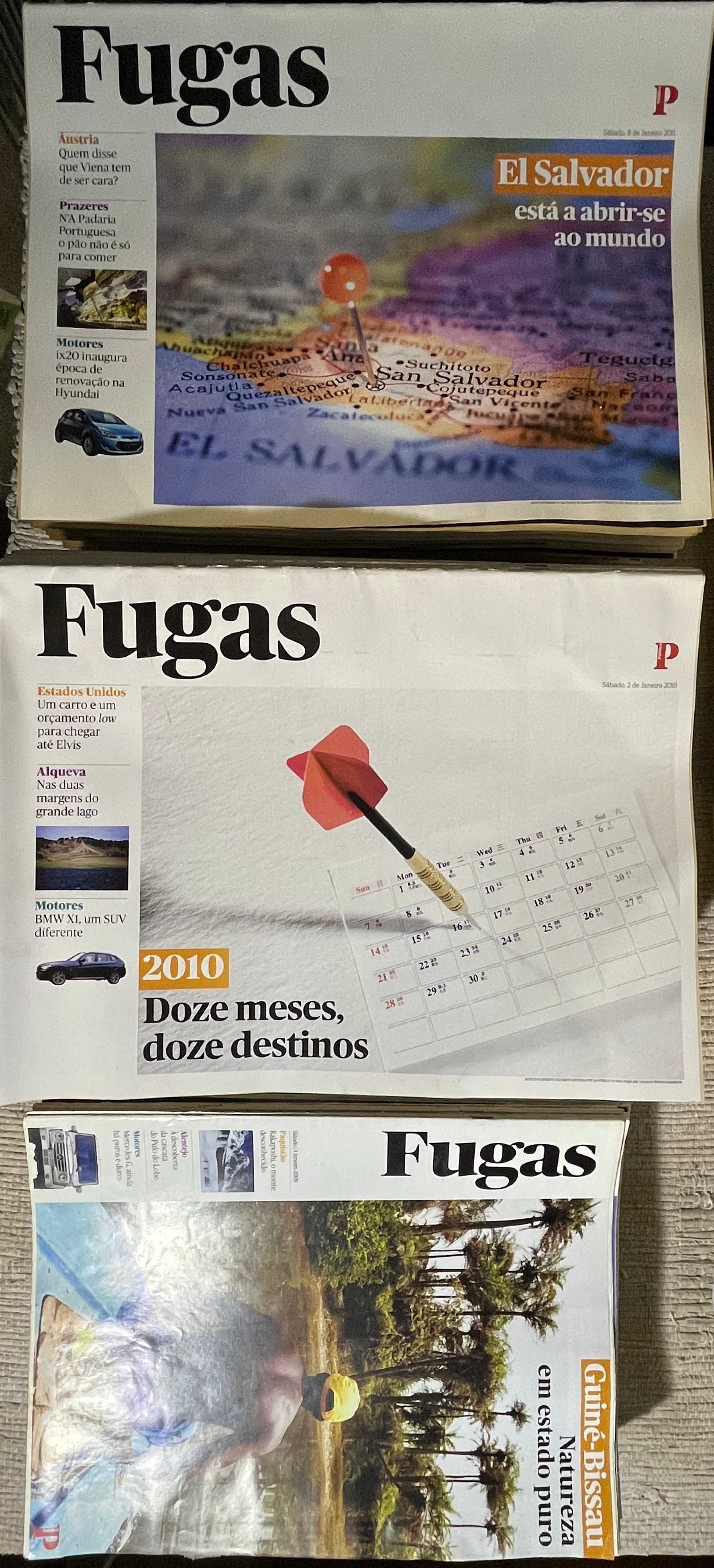 Lote de 182 revistas FUGAS de 2006/08/09/10/11/17/18 – 20€