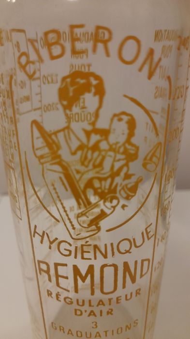 Biberon de vidro antigo