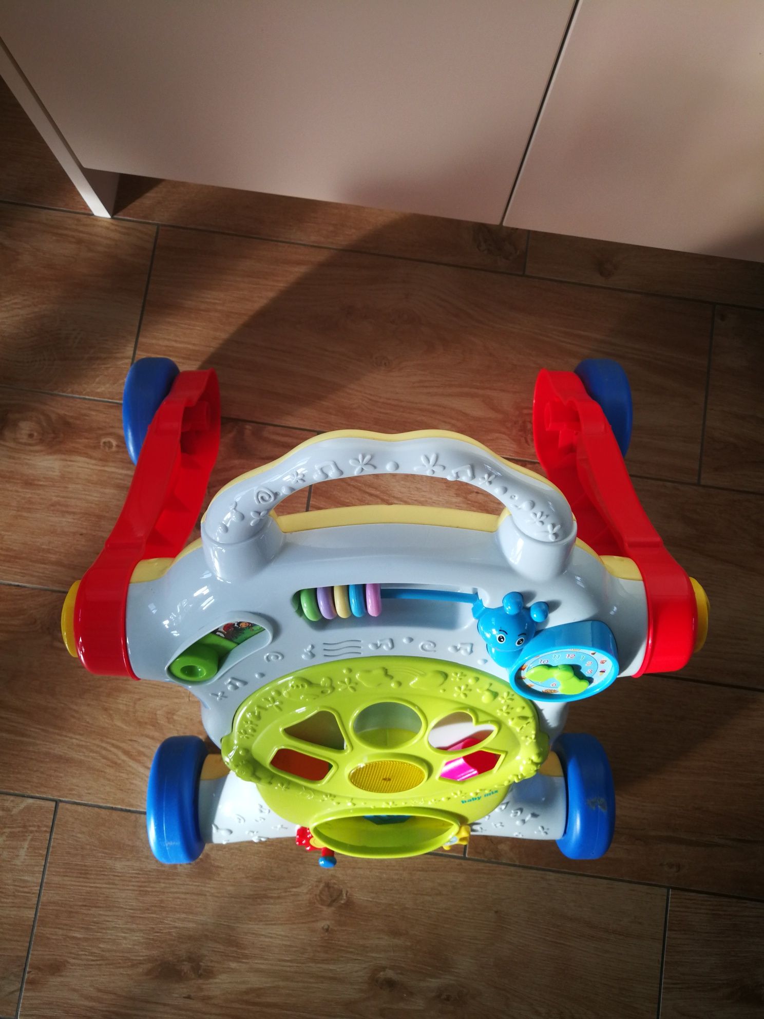Chodzik Pchacz Sorter Edukacyjny Dla Dziecka Gra Świeci Lean Toys