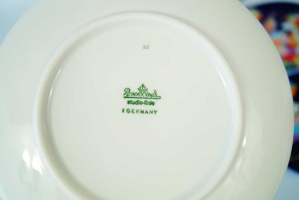 ROSENTHAL 1001 NOCY serwis kobaltowy kobalt kawa espresso