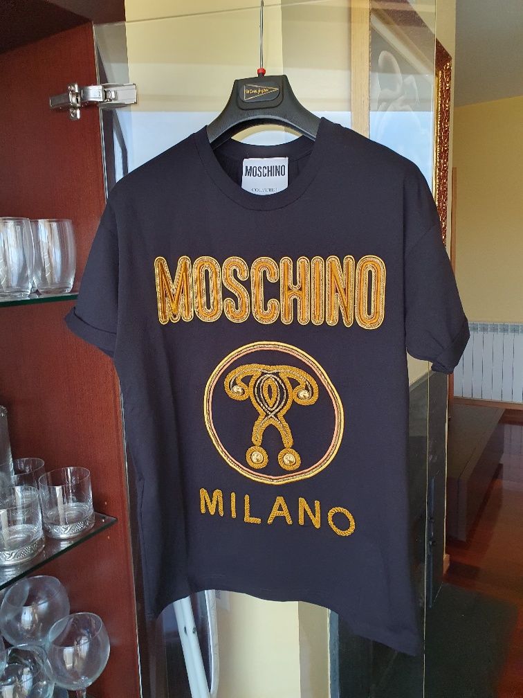 T shirt Moschino milano gold edition