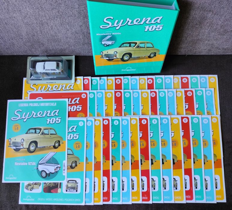 Model Syrena 105, skala 1:8, DeAgostini, 1-47