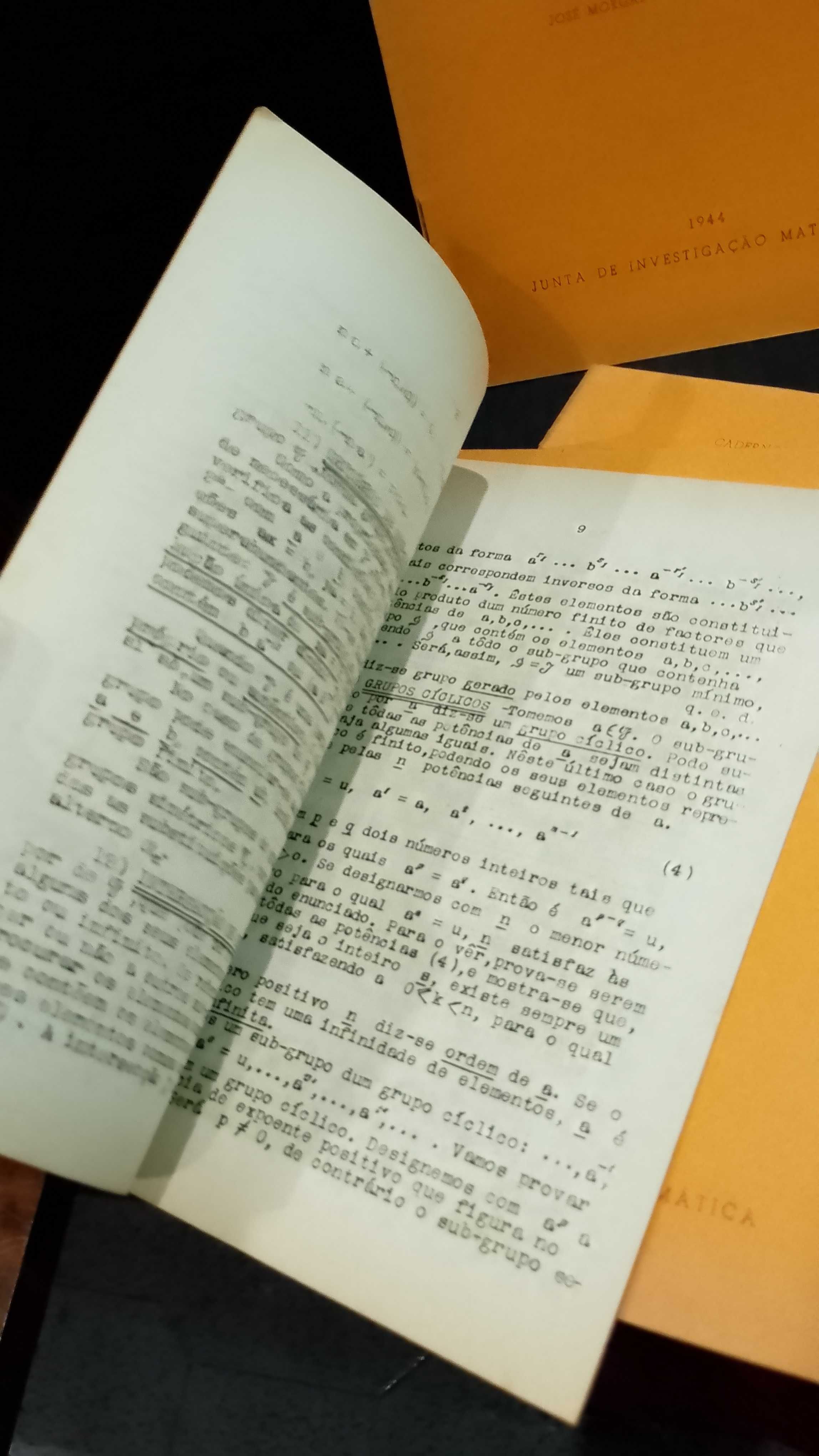Álgebra Moderna 1944 José Morgado e A. Almeida Costa