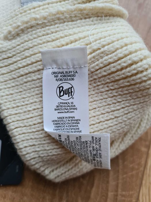 Buff czapka dziecięca ecru ciepła i wygodna beanie