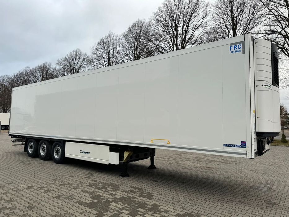 Krone Chłodnia ,Doppelstock , Carrier Vector 1550  269.000 km!!, Szer. kwiatowa 2,50m, oś podn., Nowe opony!!
