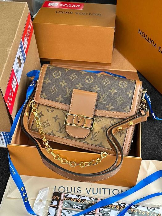 Сумка Louis Vuitton Dauphine MM Bag (Оплата при отриманні)