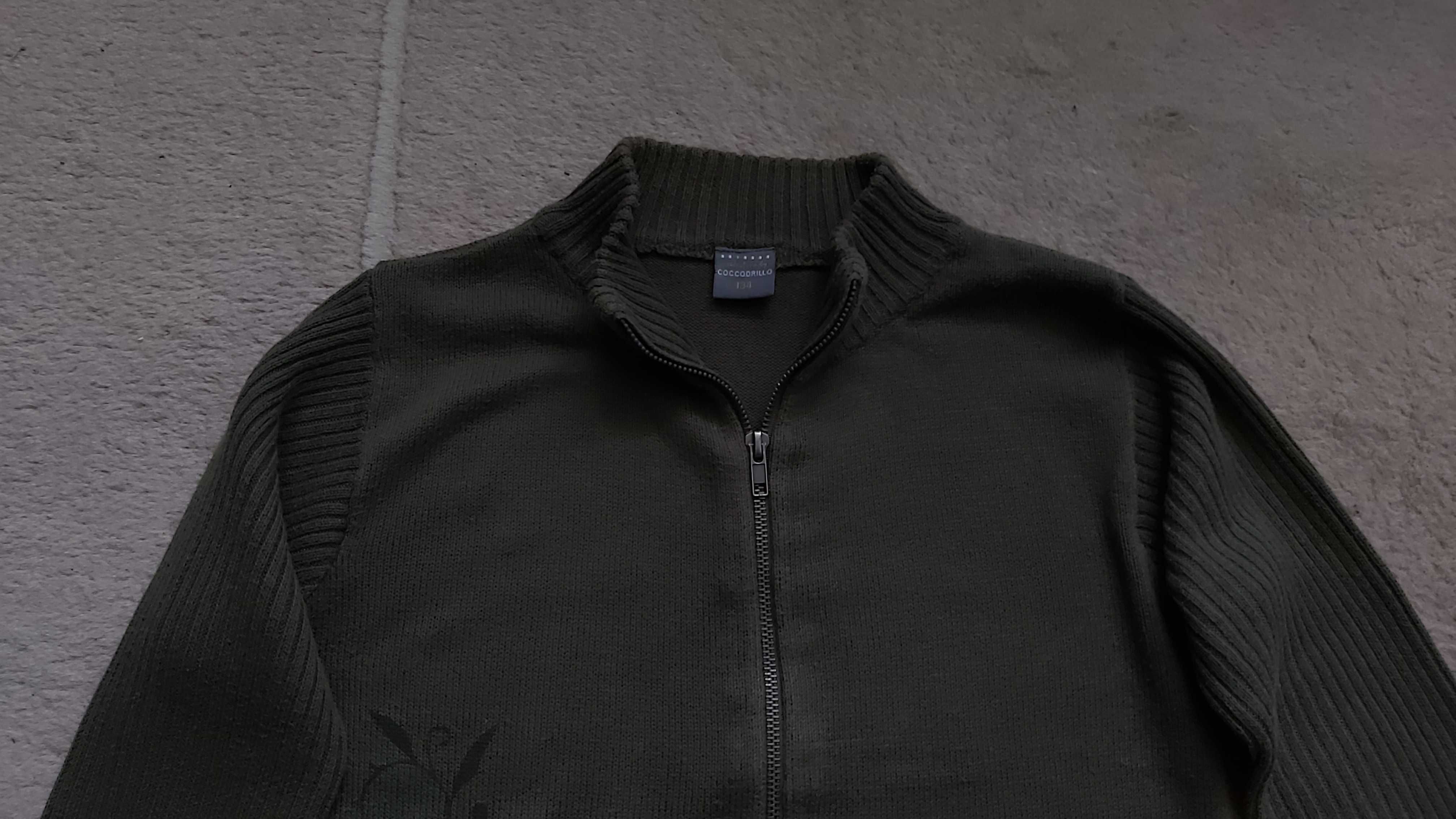 sweter rozpinany COCCODRILLO rozm. 134 kardigan