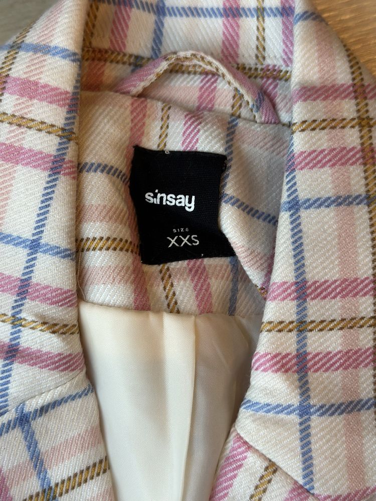Marynarka oversize Sinsay rozmiar XXS / 32