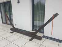 Stojak pod hamak drewniany