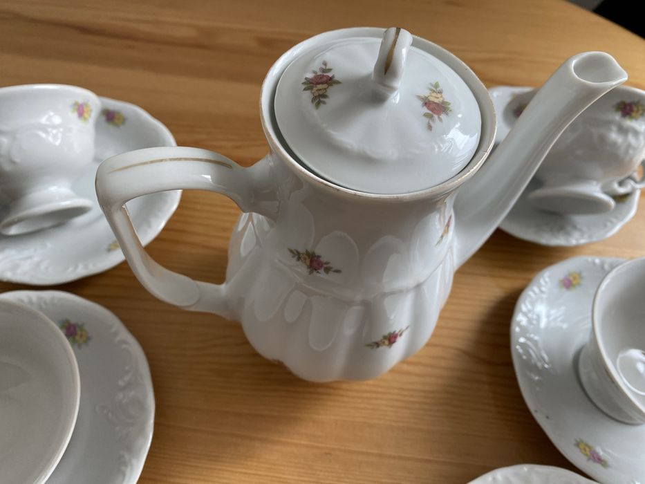 Zestaw do kawy ekspresu porcelana wałbrzych