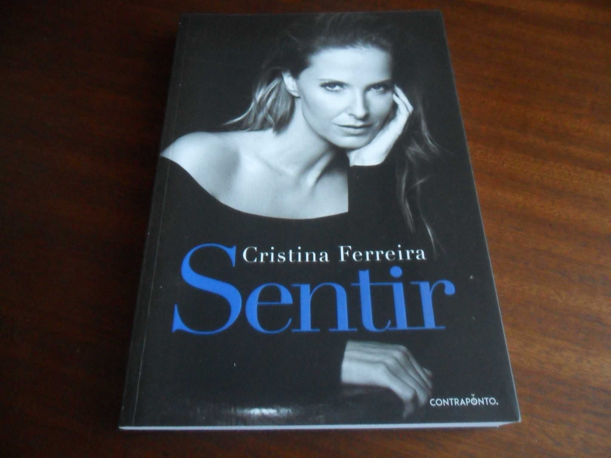 "Sentir" de Cristina Ferreira - 1ª Edição de 2014