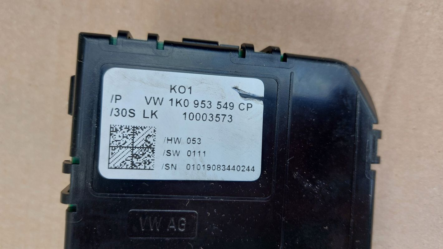 Moduł Czujnik Kąta Skrętu Vw Golf Touran Skoda Octavia Seat 1kcp