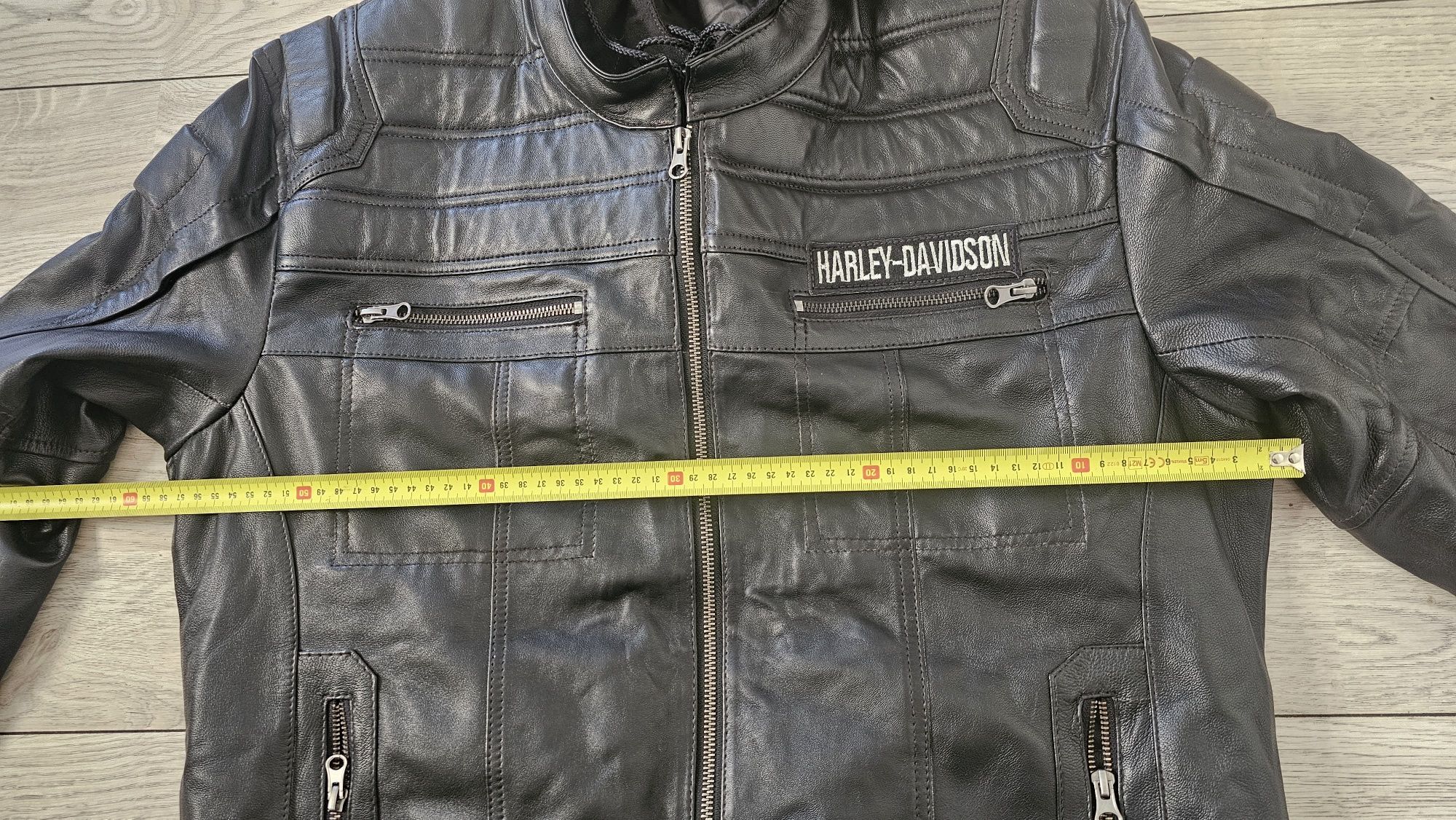 Kurtka skórzana z kapturem XL Harley-davidson Skóra