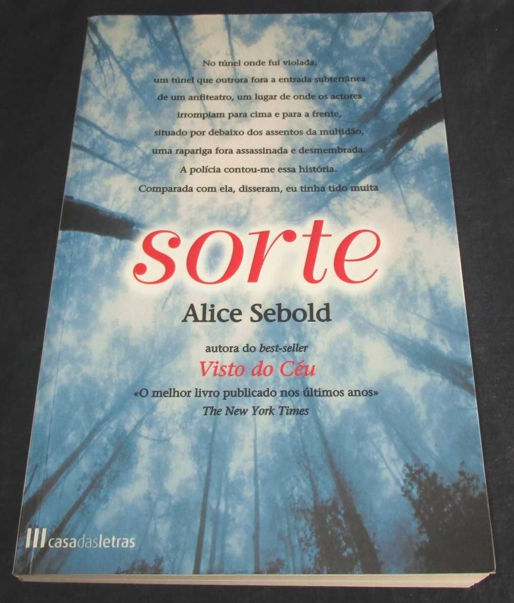 Livro Sorte Alice Sebold