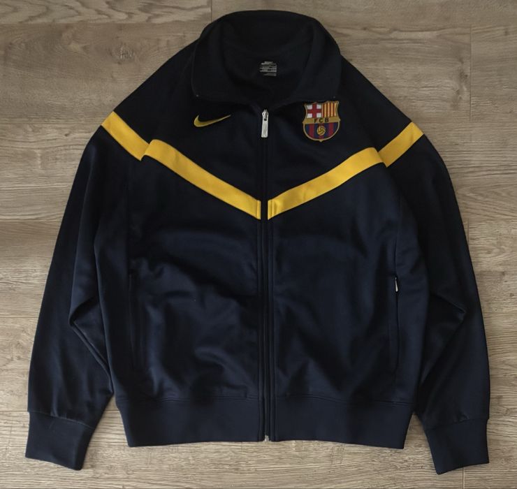 Тренувальна зіп кофта Nike FC Barcelona