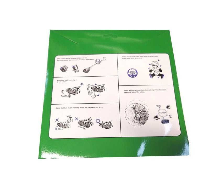 NÓŻ OSTRZE do KOSY SPALINOWEJ 3 Zęby 3T x 255mm x 25,4 mm TARCZA Metal