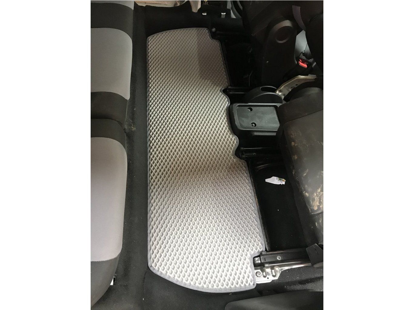 Peugeot Partner 2008+ Полиуретановые коврики (EVA, серые)