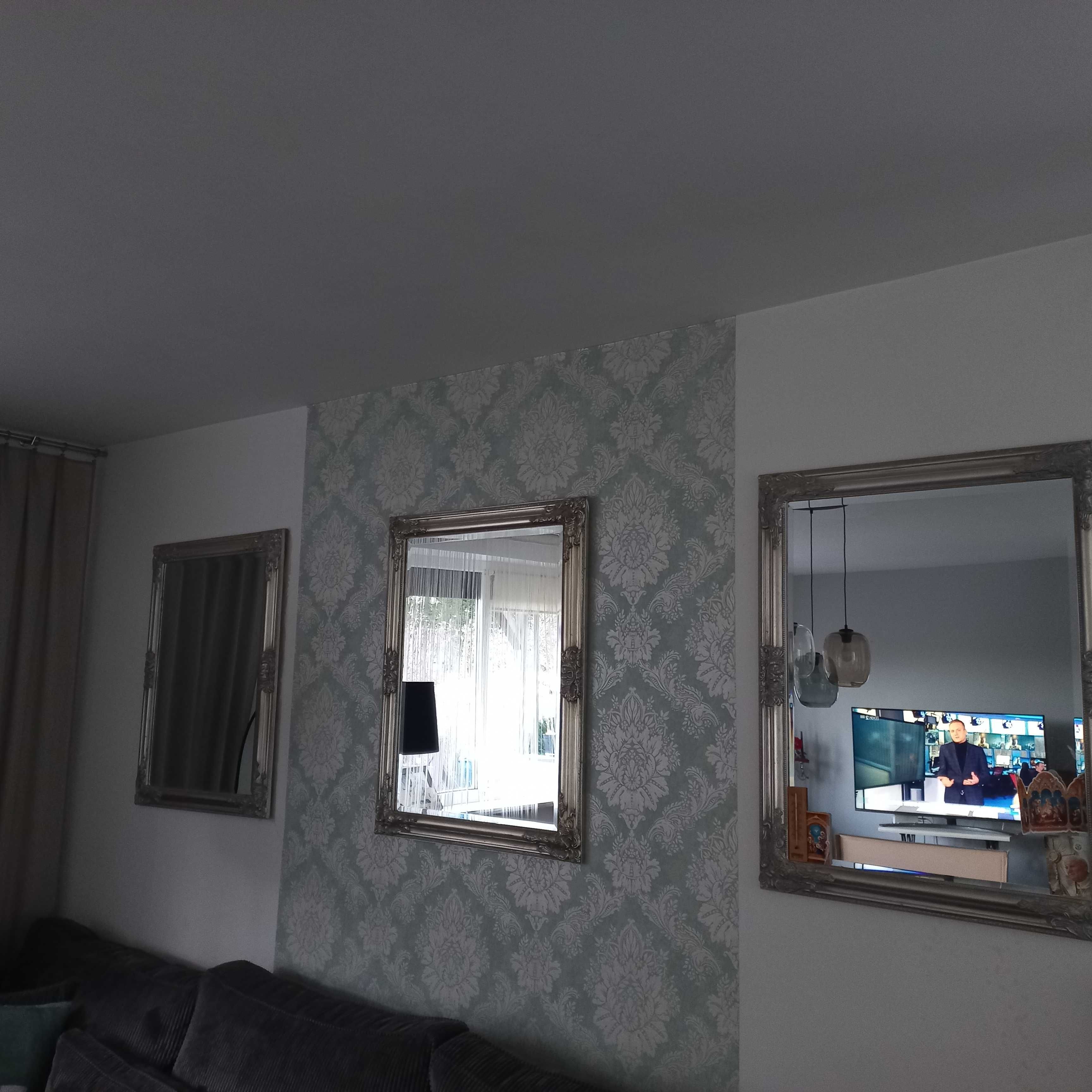 Lustro glamour srebrne