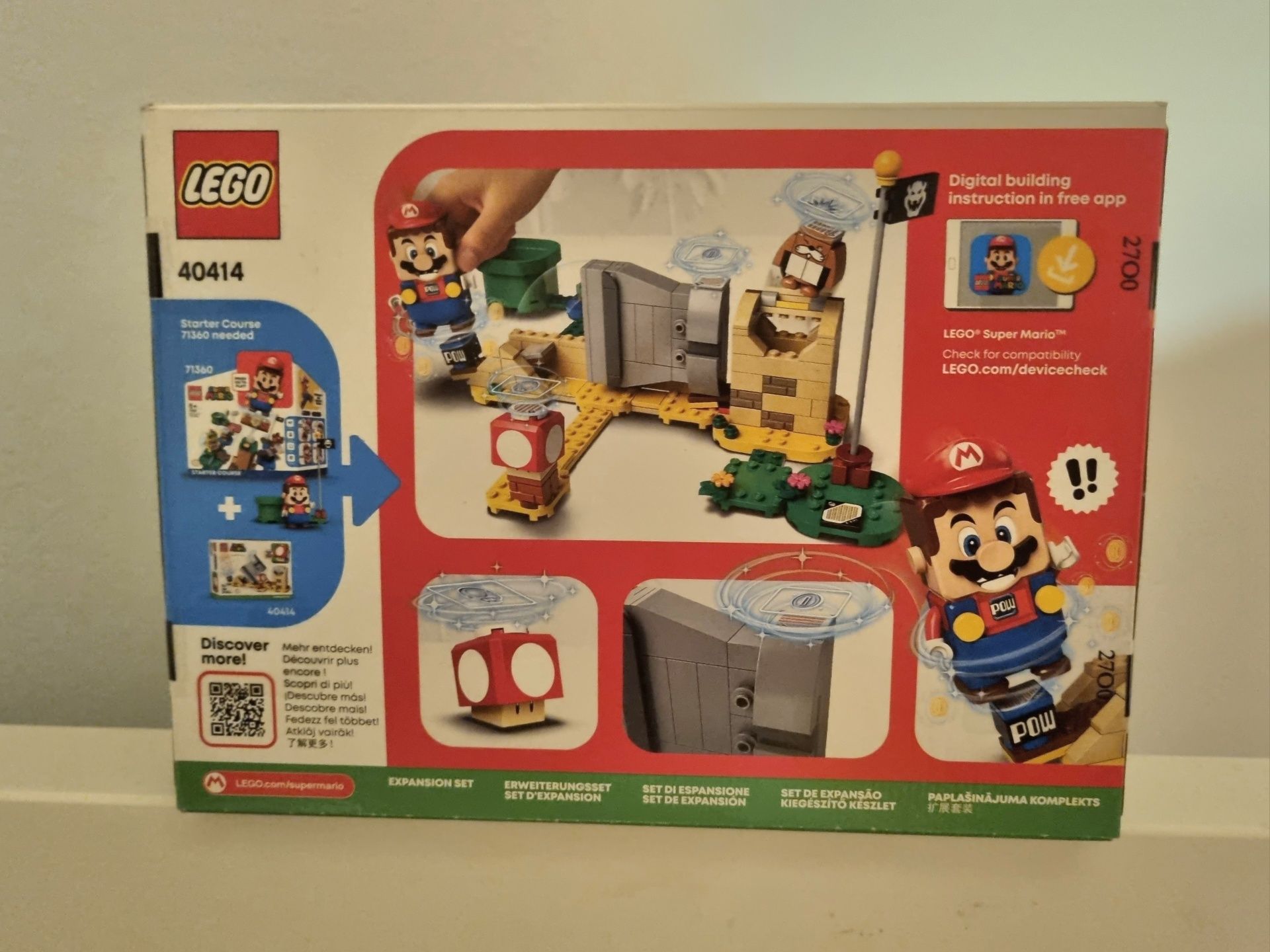 LEGO 40414 Super Mario - Monty Mole i supergrzyb