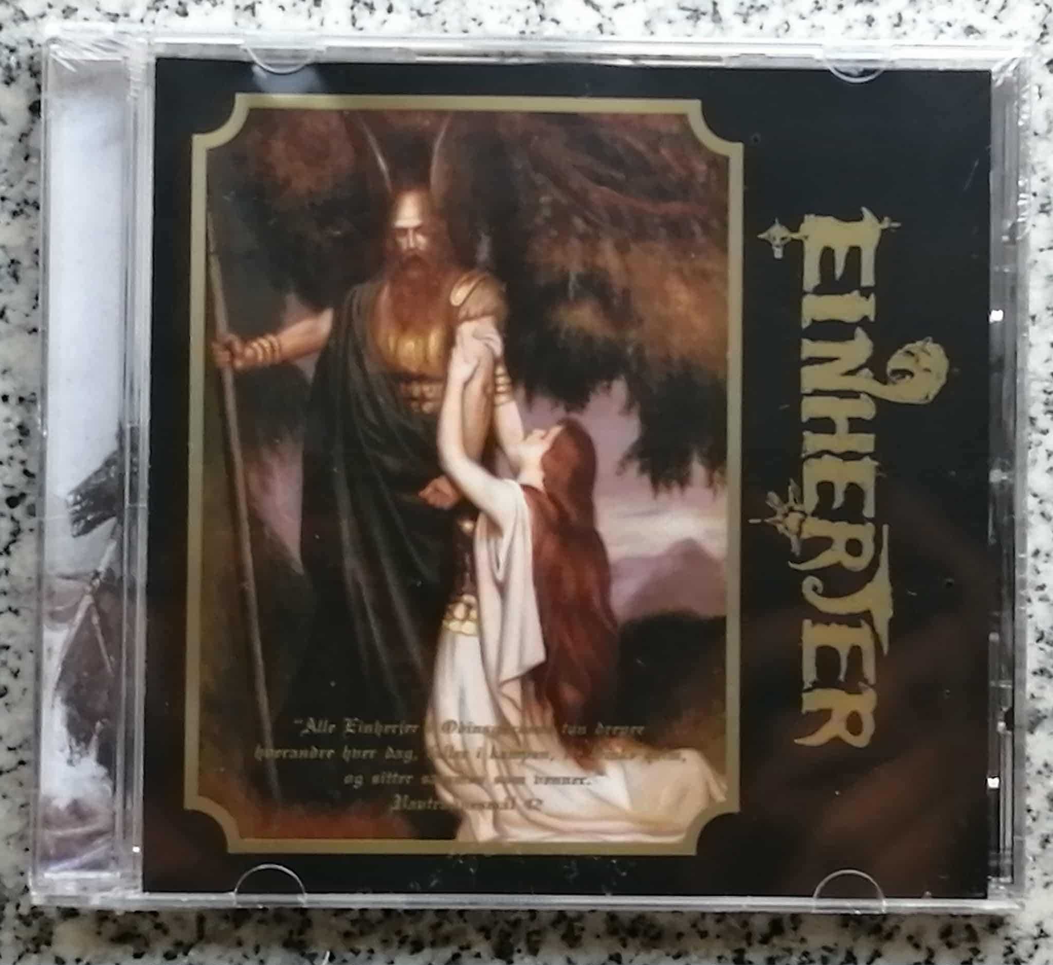 Cd de EINHERJER - Aurora Borealis / Leve Vikingånden (novo)