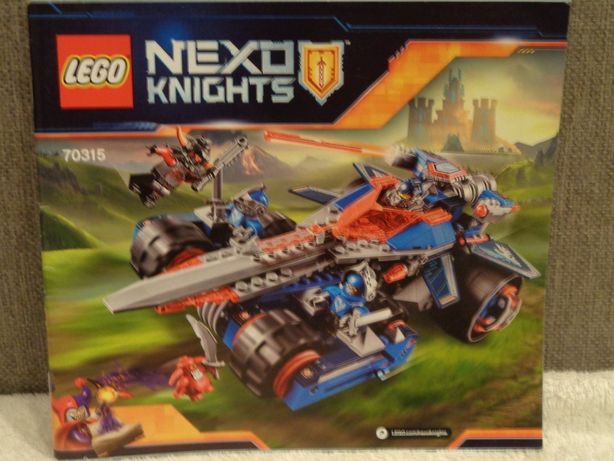 Lego Nexo Knights 70315 Pojazd Claya - Nowy