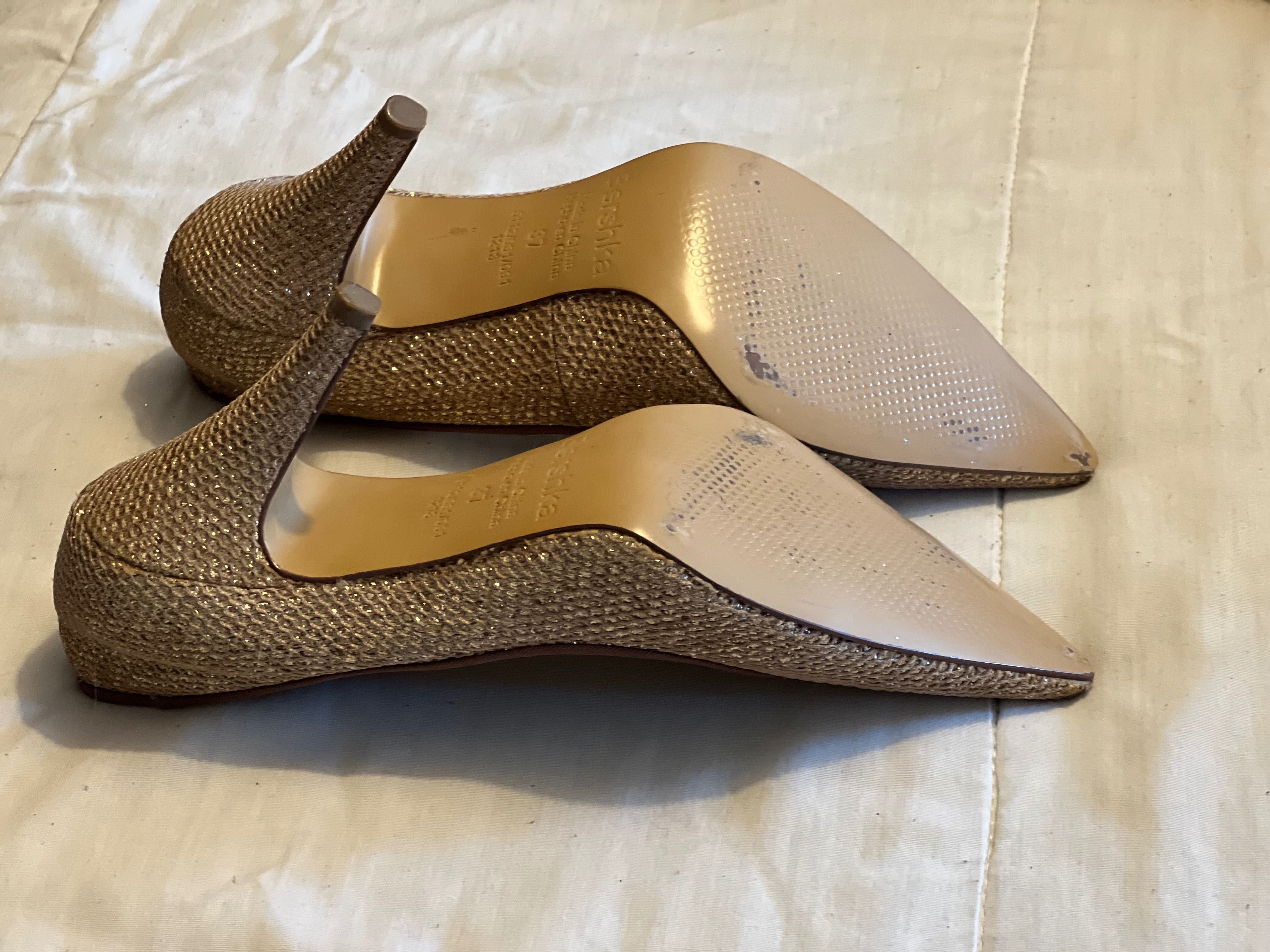 Sapato - Salto alto brilhos - Bershka - 37 - usado 2 vezes