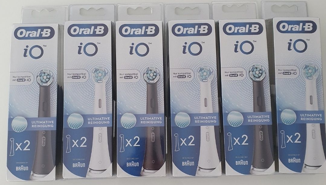 ОРИГИНАЛ насадки Oral-B iO белые и чёрные