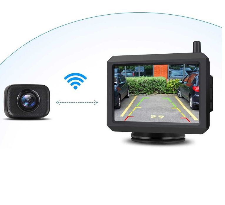 Bezprzewodowa Kamera Cofania AUTO-VOX W7, HD 5'', noktowizor IP69