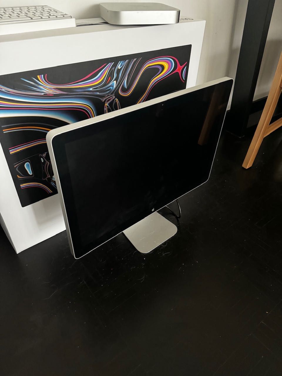 Monitor Apple Cinema Display A1267 i mini Mac A1347 + klawiatura Apple